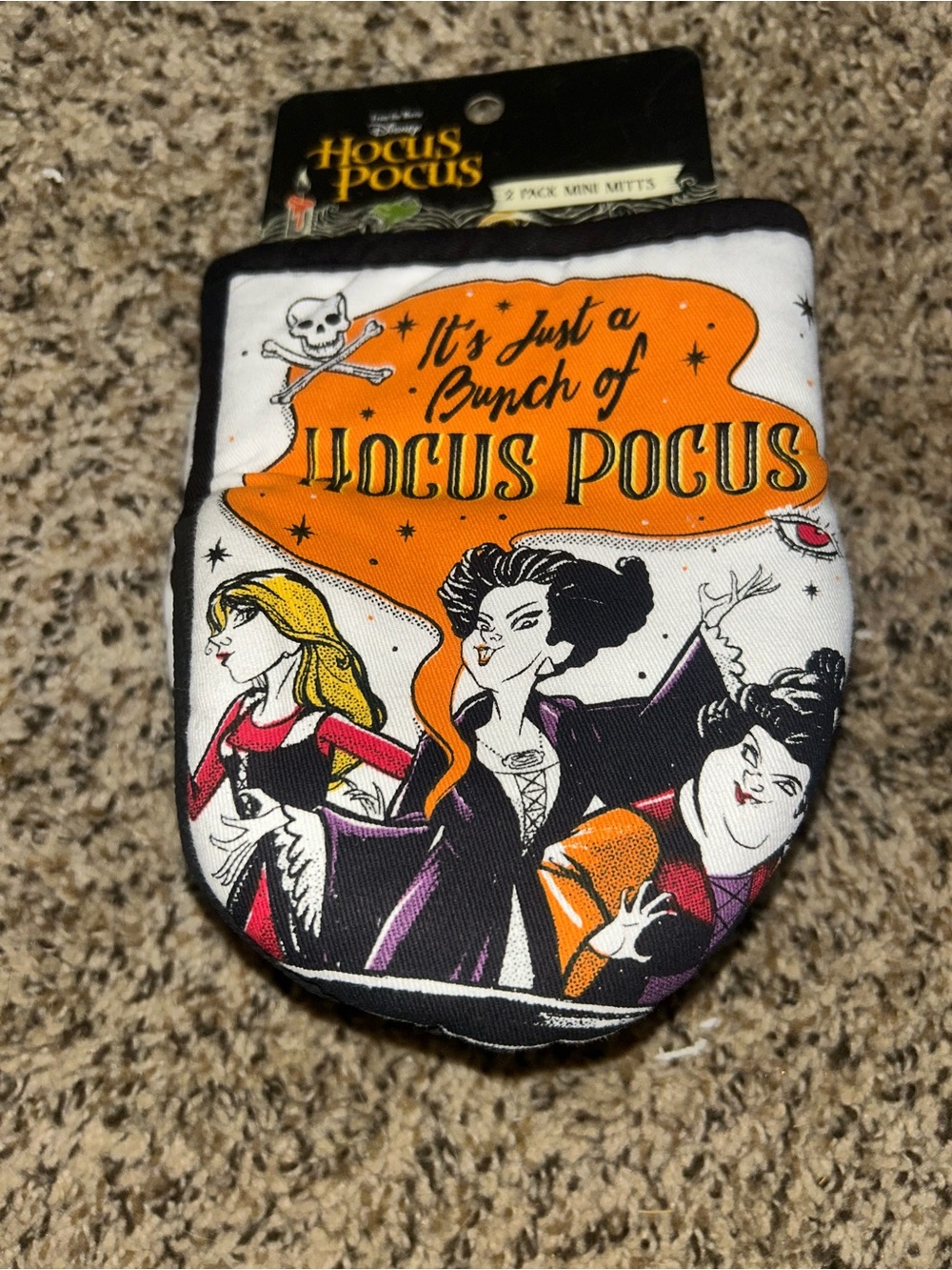 Hocus Pocus Halloween Oven Mitts